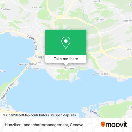 Hunziker Landschaftsmanagement map