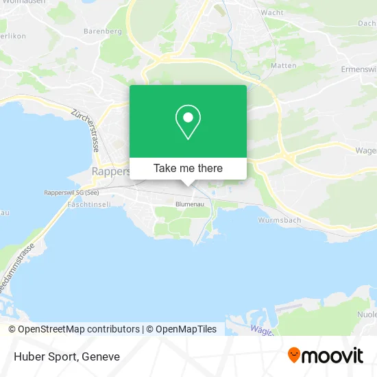 Huber Sport map