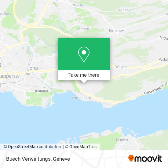 Buech Verwaltungs map