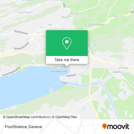 Postfinance map