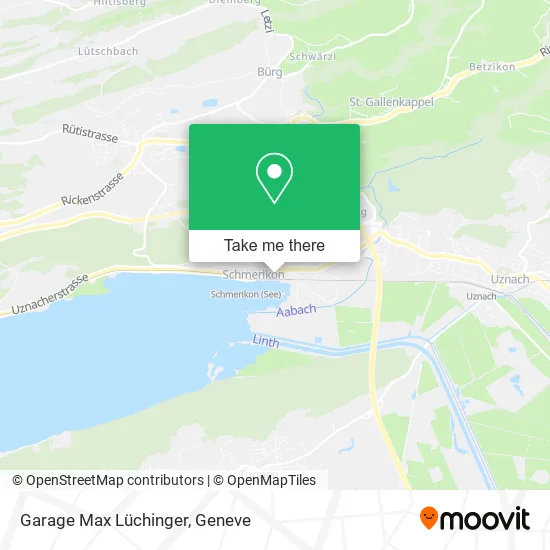 Garage Max Lüchinger map