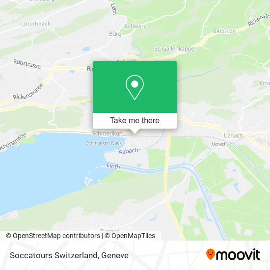 Soccatours Switzerland map