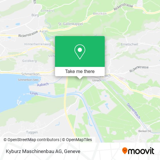 Kyburz Maschinenbau AG map