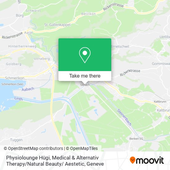 Physiolounge Hügi, Medical & Alternativ Therapy / Natural Beauty/ Aestetic map