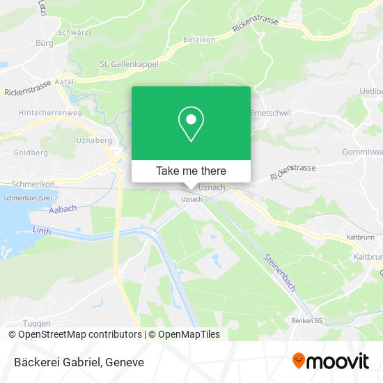 Bäckerei Gabriel map