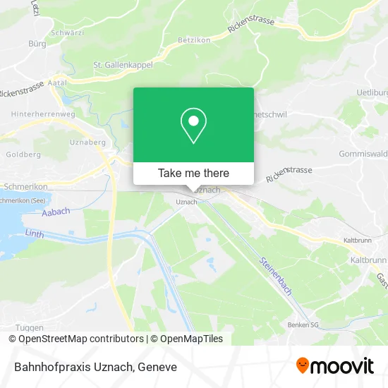 Bahnhofpraxis Uznach map
