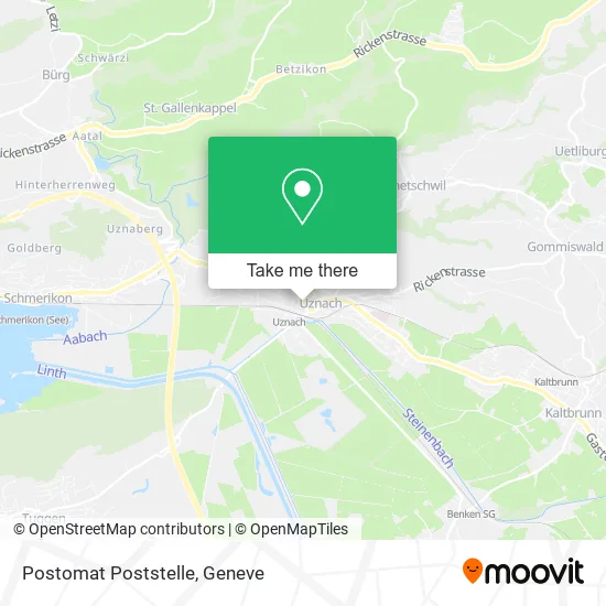 Postomat Poststelle map