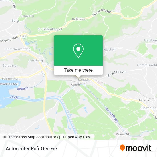 Autocenter Rufi map