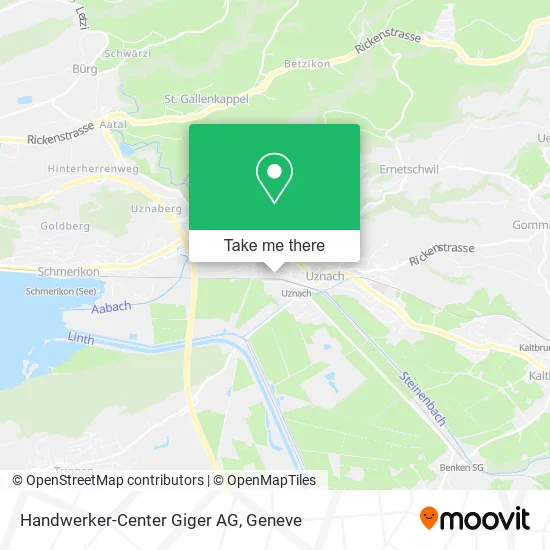 Handwerker-Center Giger AG map