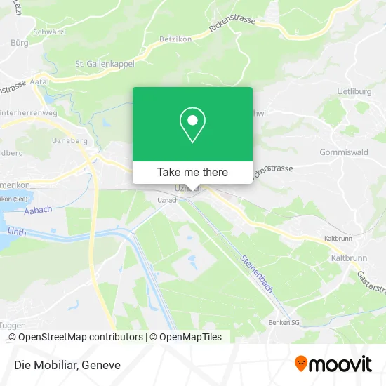 Die Mobiliar map