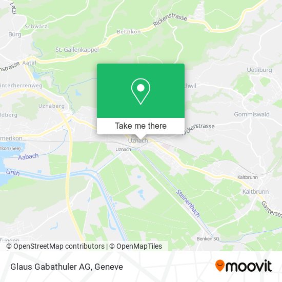 Glaus Gabathuler AG map
