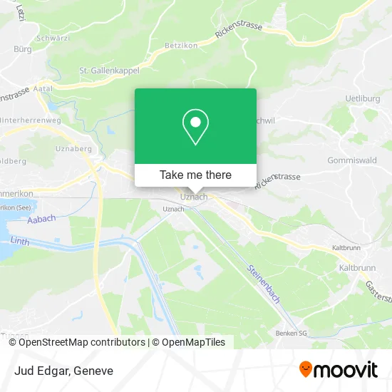 Jud Edgar map
