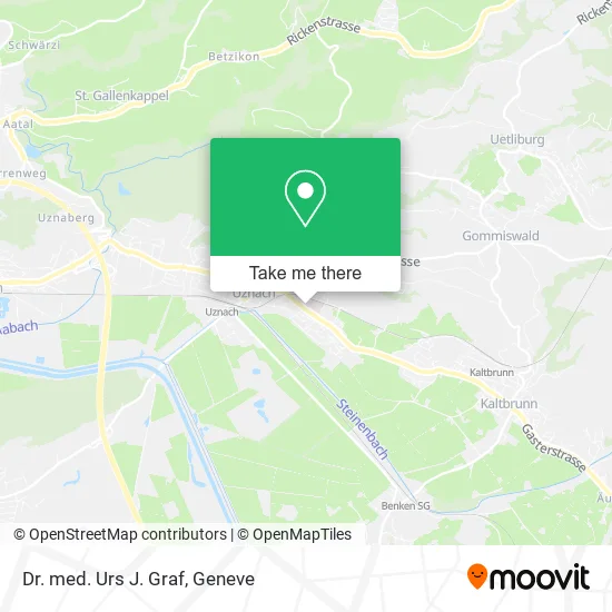 Dr. med. Urs J. Graf map
