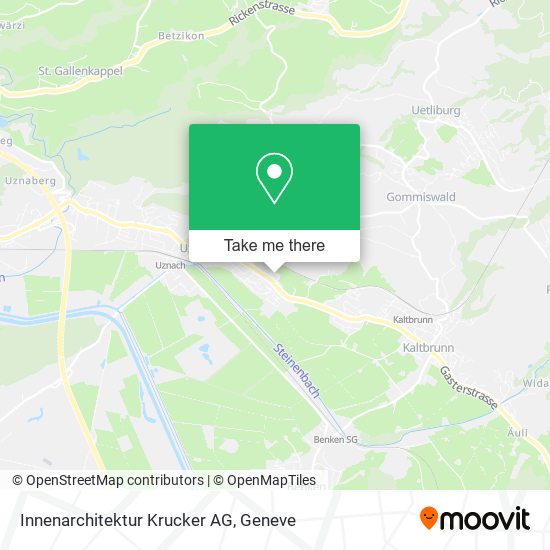 Innenarchitektur Krucker AG map
