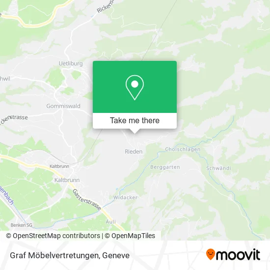 Graf Möbelvertretungen map
