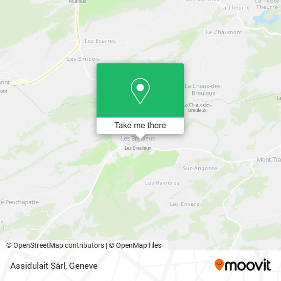 Assidulait Sàrl map