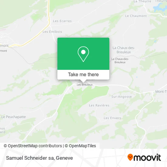 Samuel Schneider sa map