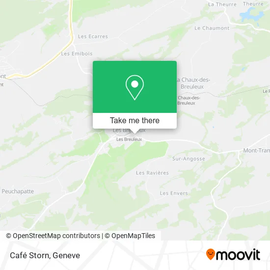 Café Storn map