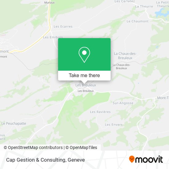 Cap Gestion & Consulting map