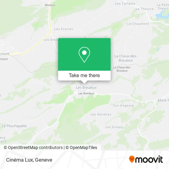 Cinéma Lux map