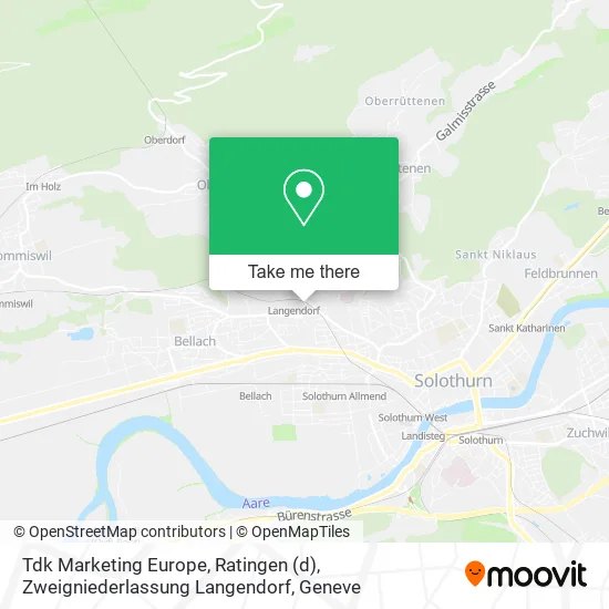 Tdk Marketing Europe, Ratingen (d), Zweigniederlassung Langendorf map