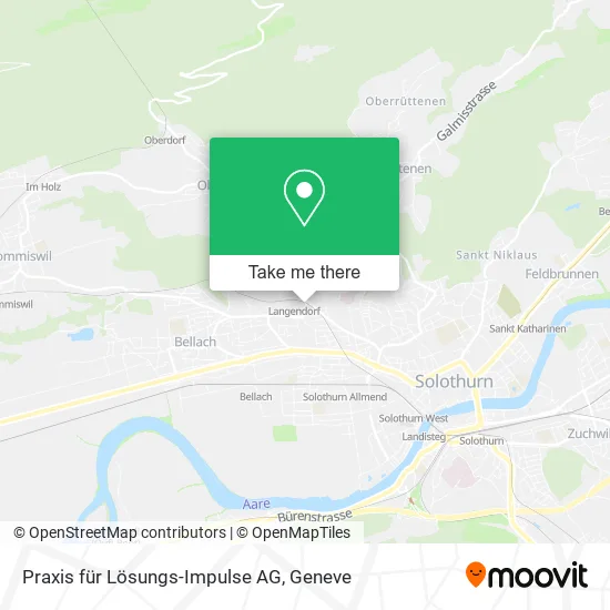 Praxis für Lösungs-Impulse AG map