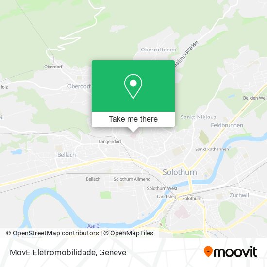 MovE Eletromobilidade map