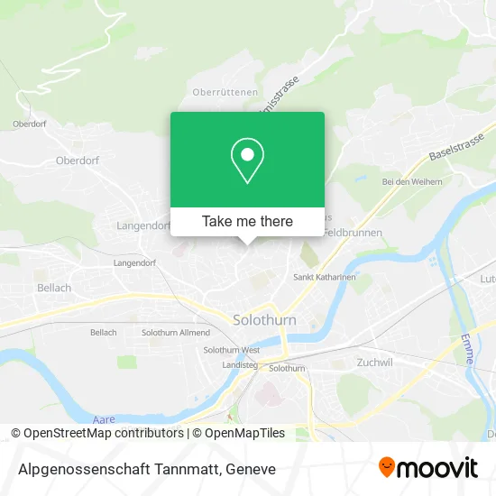 Alpgenossenschaft Tannmatt map