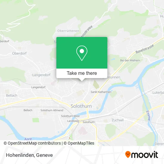 Hohenlinden map