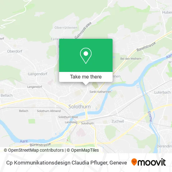 Cp Kommunikationsdesign Claudia Pfluger map