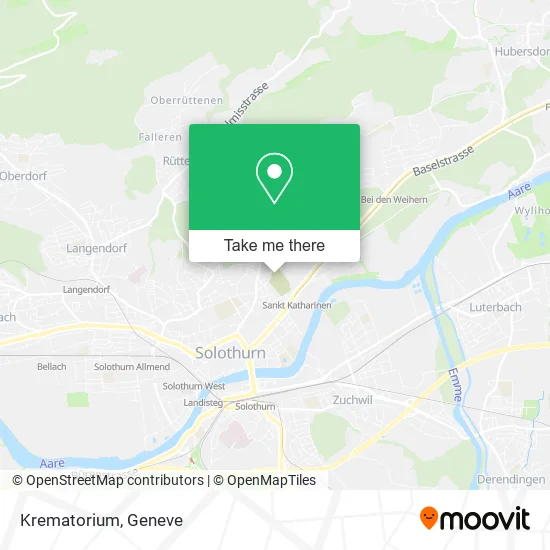 Krematorium map