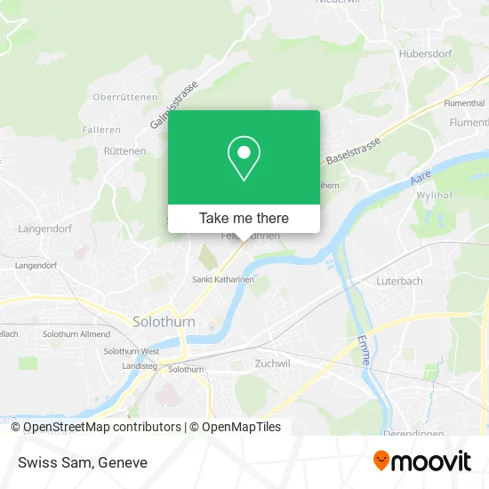 Swiss Sam map