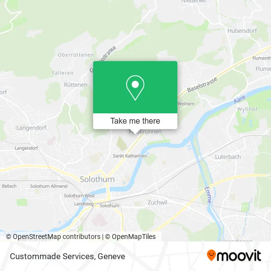 Custommade Services map