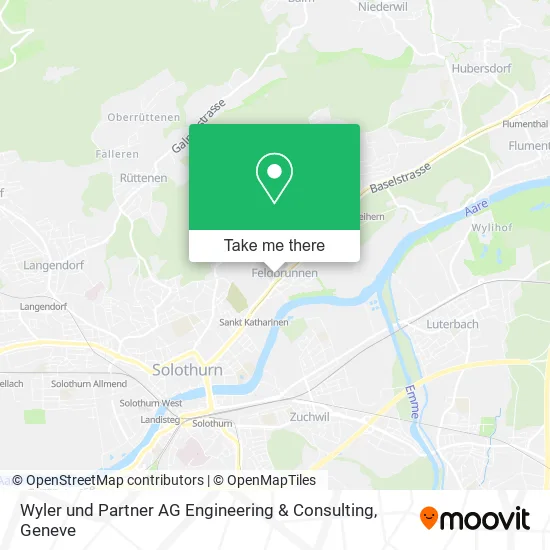 Wyler und Partner AG Engineering & Consulting map