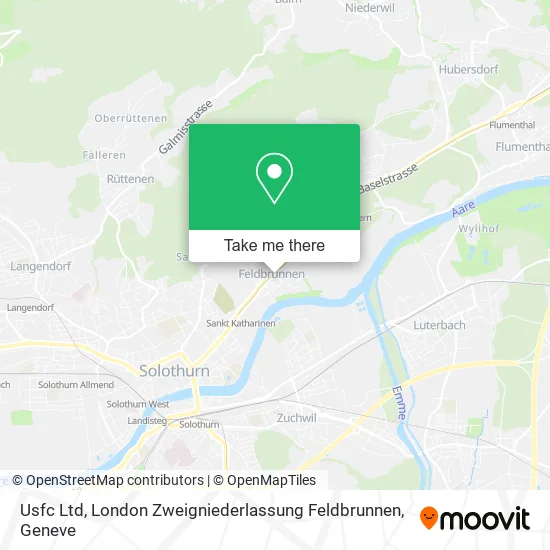 Usfc Ltd, London Zweigniederlassung Feldbrunnen map