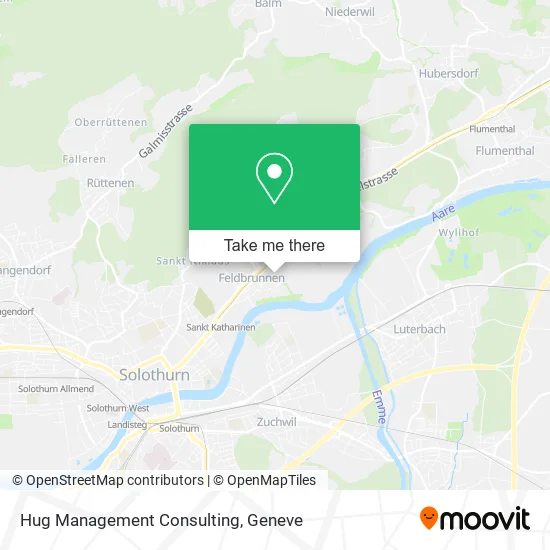 Hug Management Consulting map