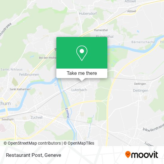 Restaurant Post map