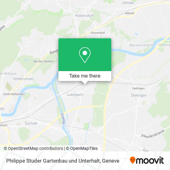 Philippe Studer Gartenbau und Unterhalt map