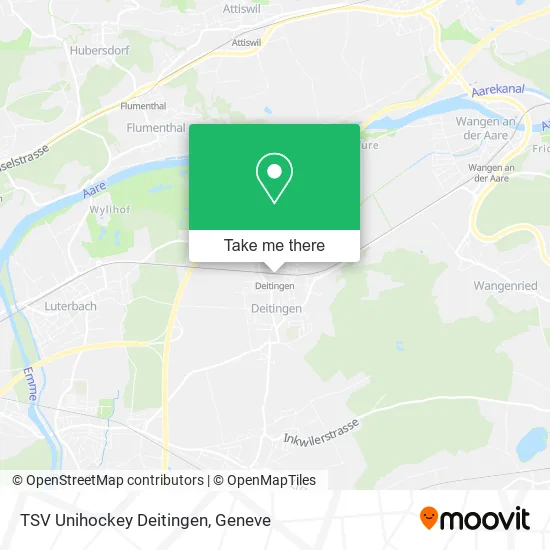 TSV Unihockey Deitingen map