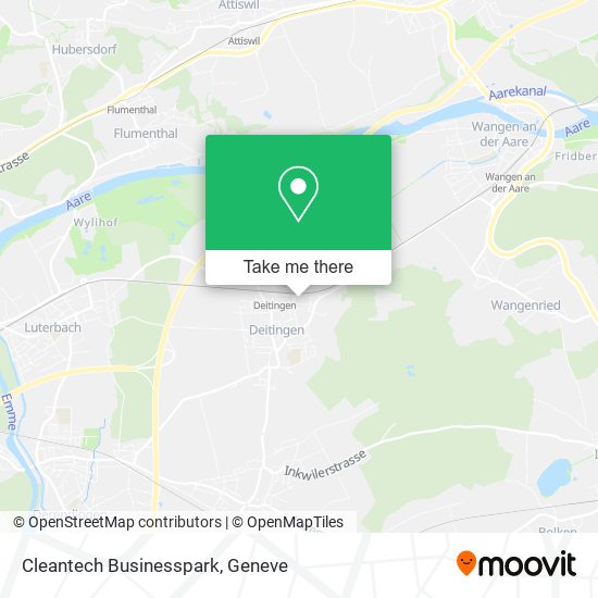 Cleantech Businesspark map