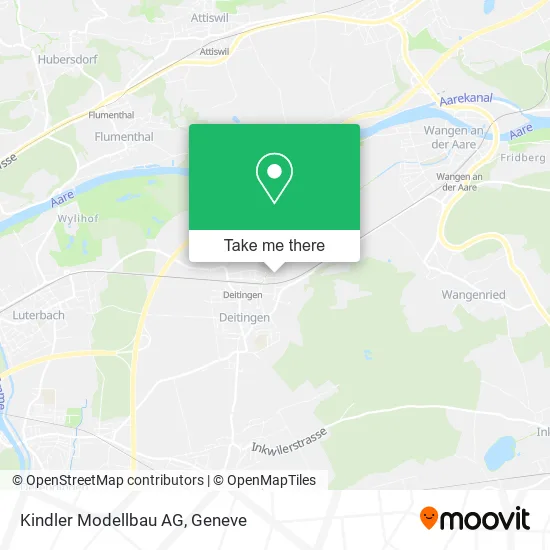 Kindler Modellbau AG map