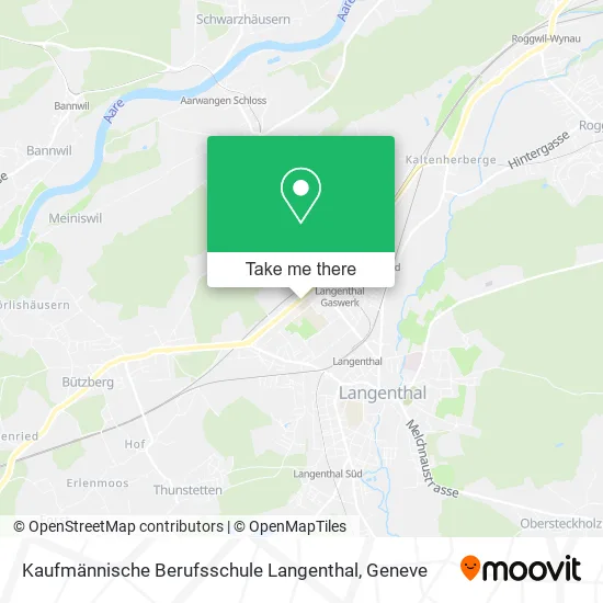 Kaufmännische Berufsschule Langenthal map