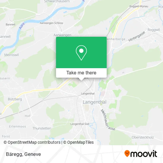 Bäregg map