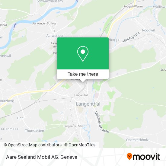 Aare Seeland Mobil AG map