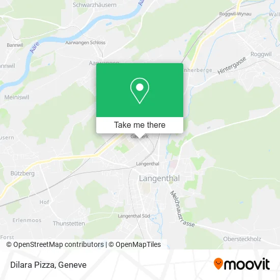 Dilara Pizza map