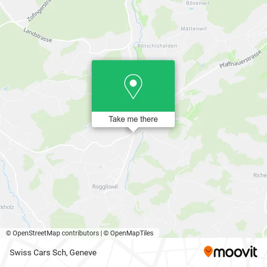 Swiss Cars Sch map