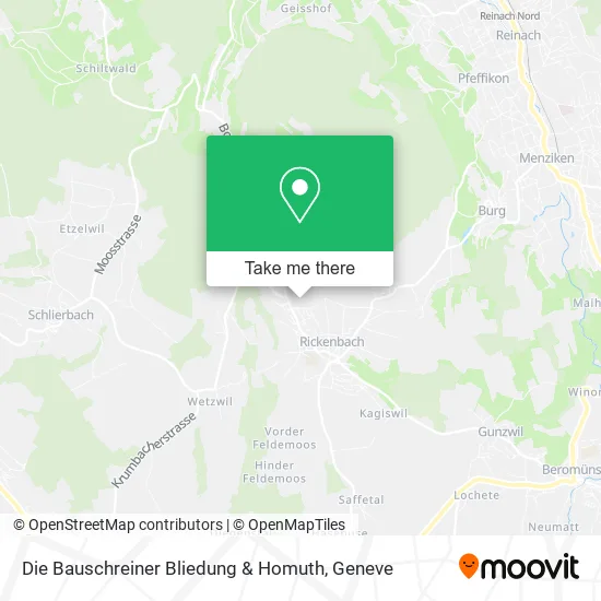 Die Bauschreiner Bliedung & Homuth map