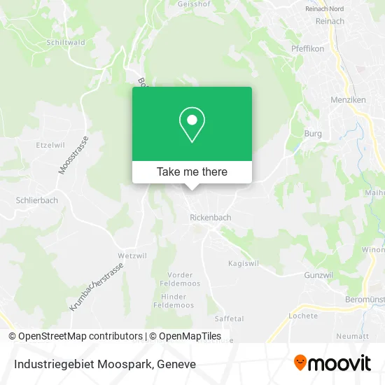 Industriegebiet Moospark map