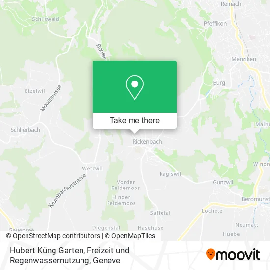 Hubert Küng Garten, Freizeit und Regenwassernutzung map