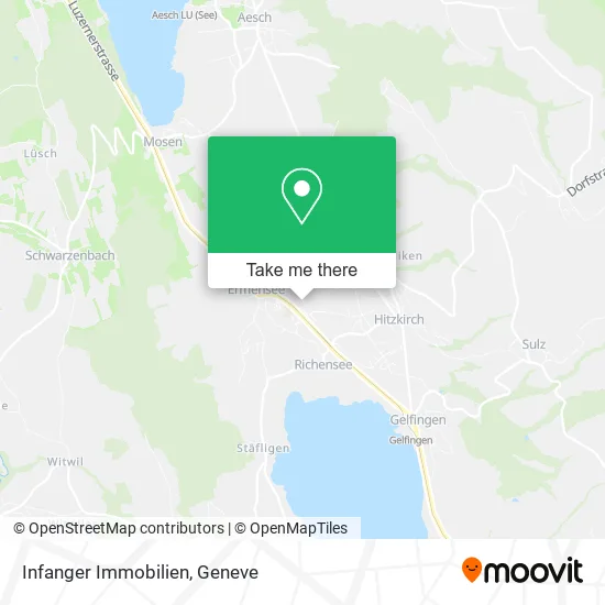 Infanger Immobilien map